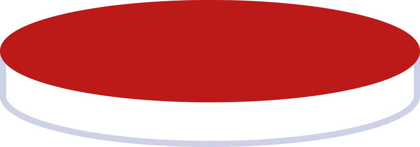 Septa N 12, Silicone/PTFE, white/red, 1.3 mm, 40° shore A