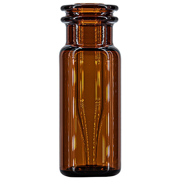 Snap ring/crimp neck vial, N 11, 11.6x32.0 mm, amber, with integr. 0.2 mL insert