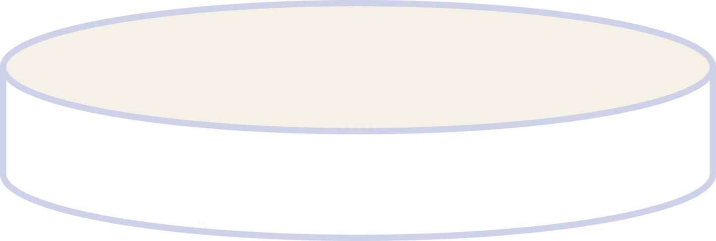 Septa N 20, Silicone/PTFE, white/beige, 3.0 mm, 40° shore A