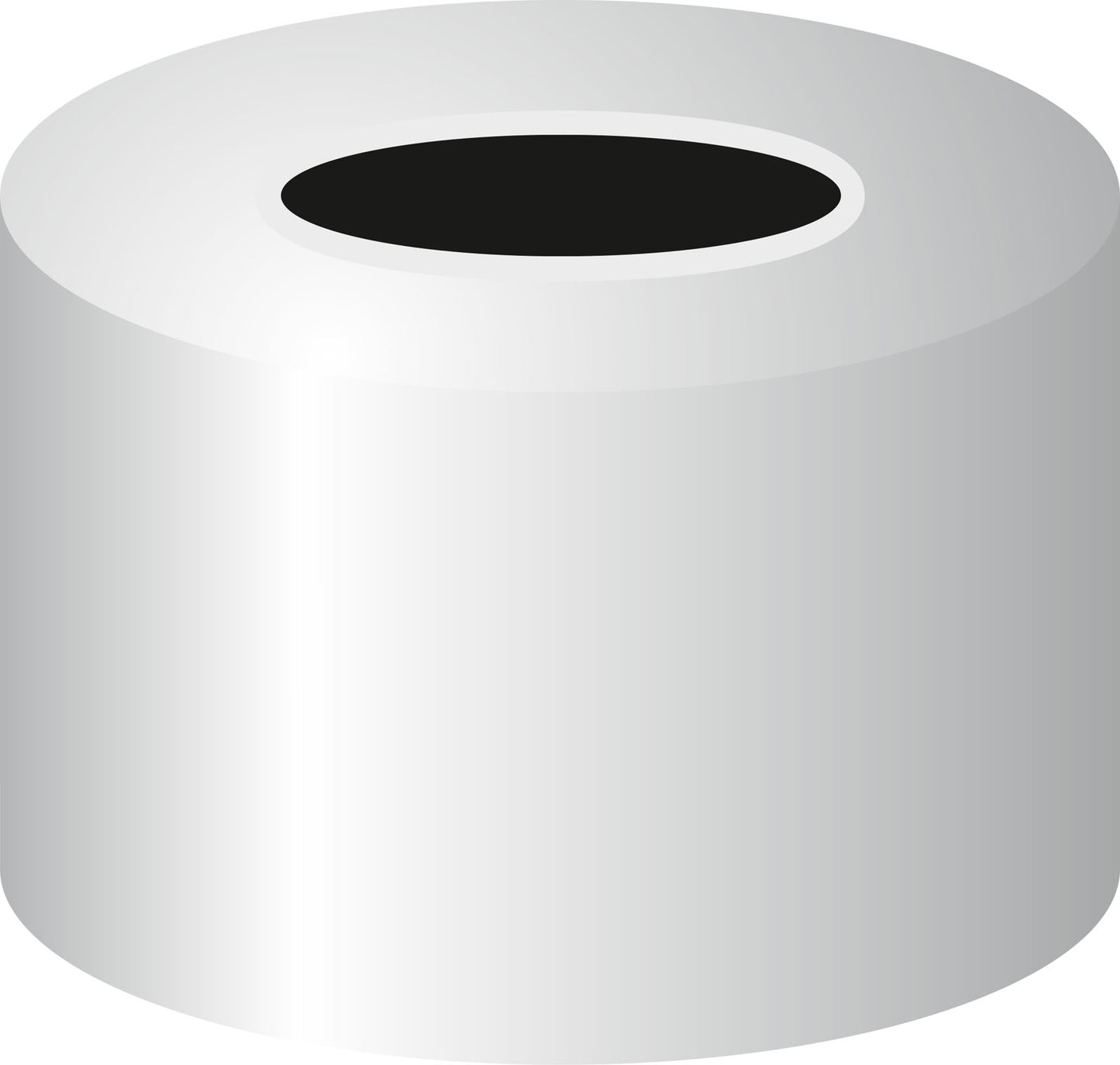 Crimp closure, N 8, alu., center hole, no liner