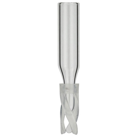 Micro-insert, N 9|N 10|N 11, 5.7x29.0 mm, 0.1 mL,conical, clear,spring,silanized