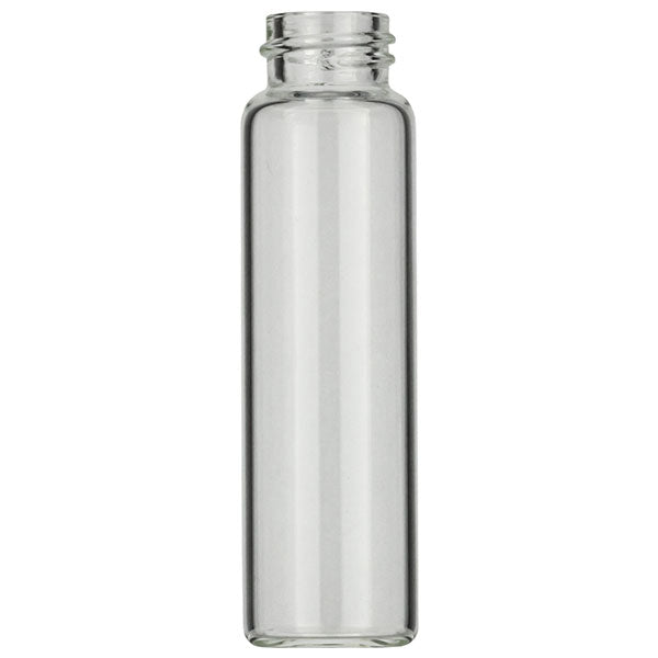 Screw neck vial, N 15, 18.5x66.0 mm, 12.0 mL, flat bottom, clear