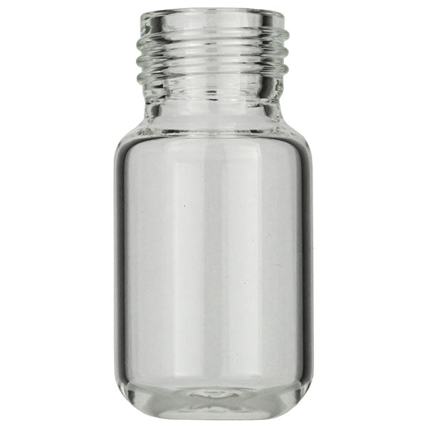 Screw neck vial, N 18, 22.5x46.0 mm, 10.0 mL, rounded bottom, clear