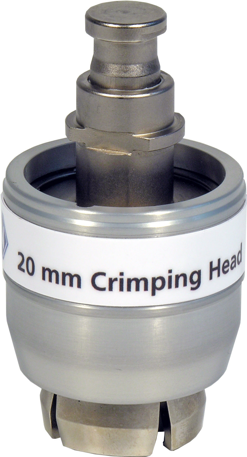 Crimping head for 20 mm crimp caps, used with REF 735700
