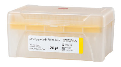 SafetySpace Filter Tip, 0.5-20 µl, single tray