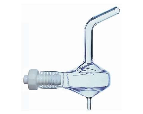 Cinnabar Spray Chamber with Helix with 4mm Pumped Drain