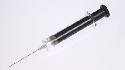 Hamilton 10 mL Syringe, Luer Tip Cemented Needle, 22 Gauge, 2 inch, Point Style 3