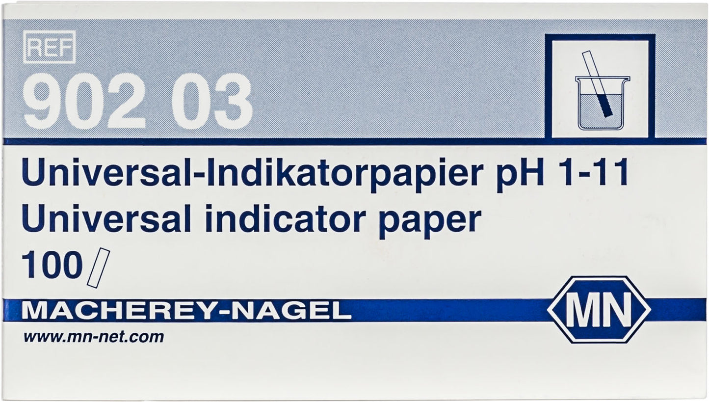 Universal indicator paper pH 1–11, booklet