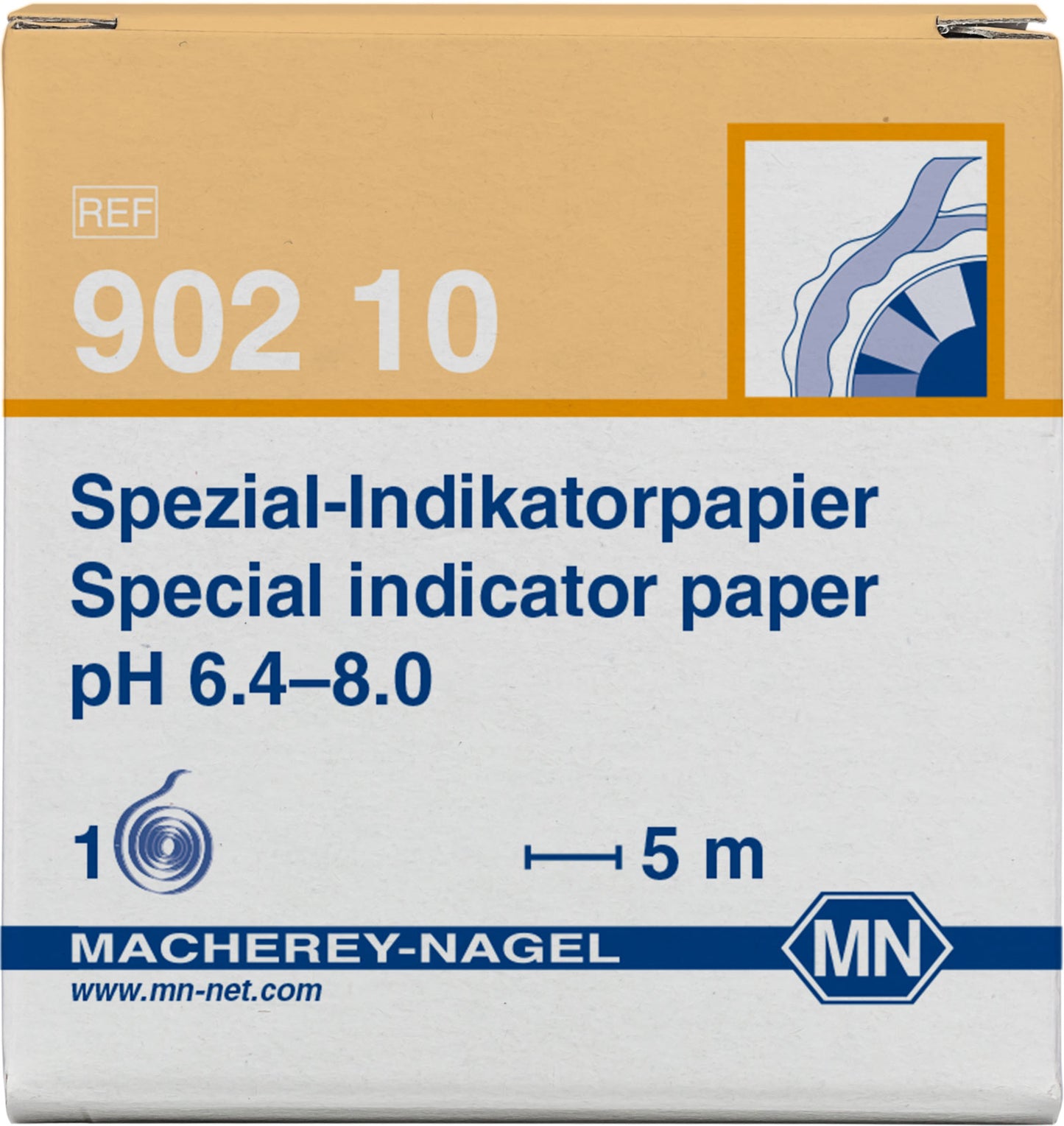Special indicator paper pH 6.4–8.0, reel
