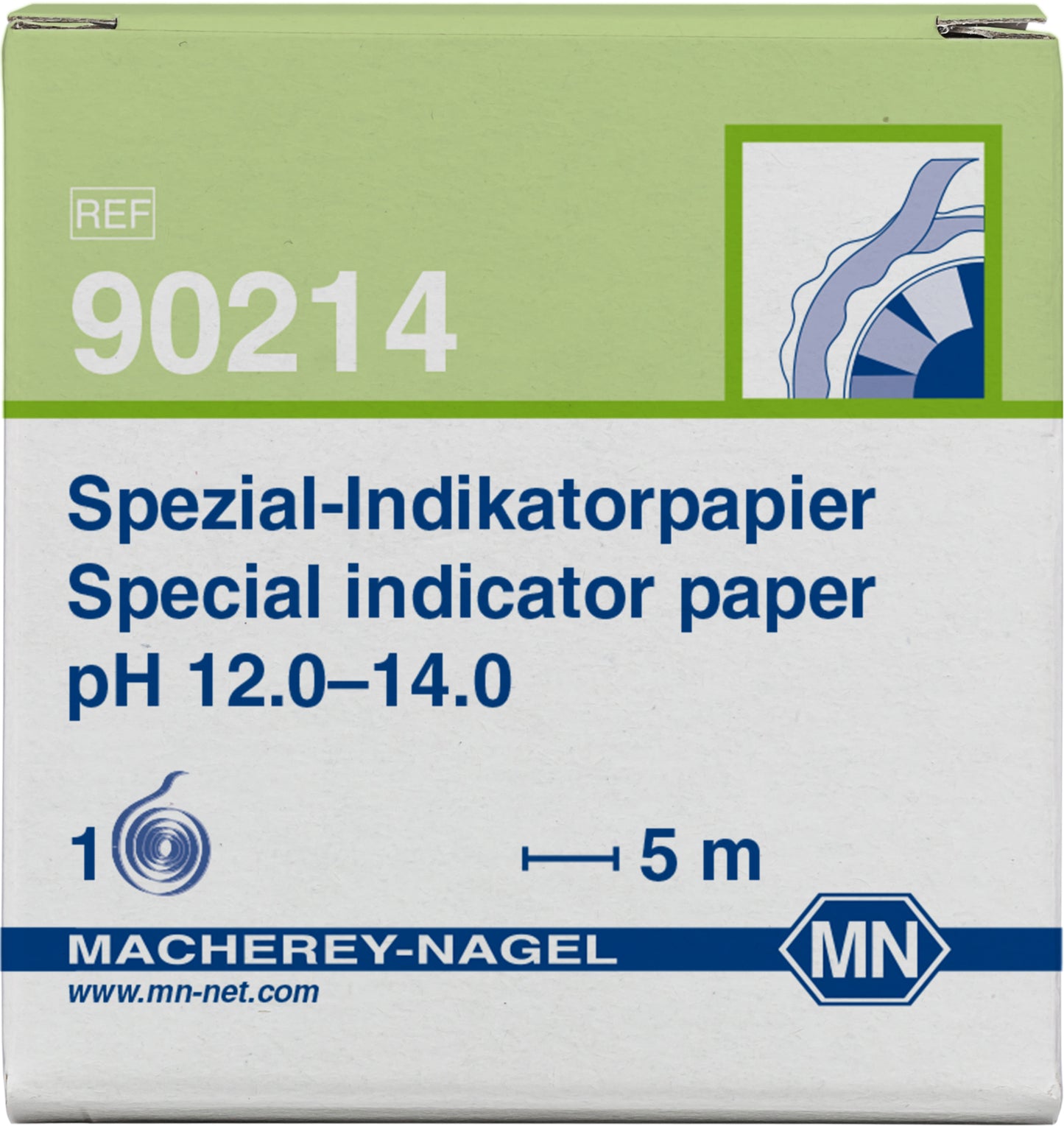 Special indicator paper pH 12.0–14.0 , reel