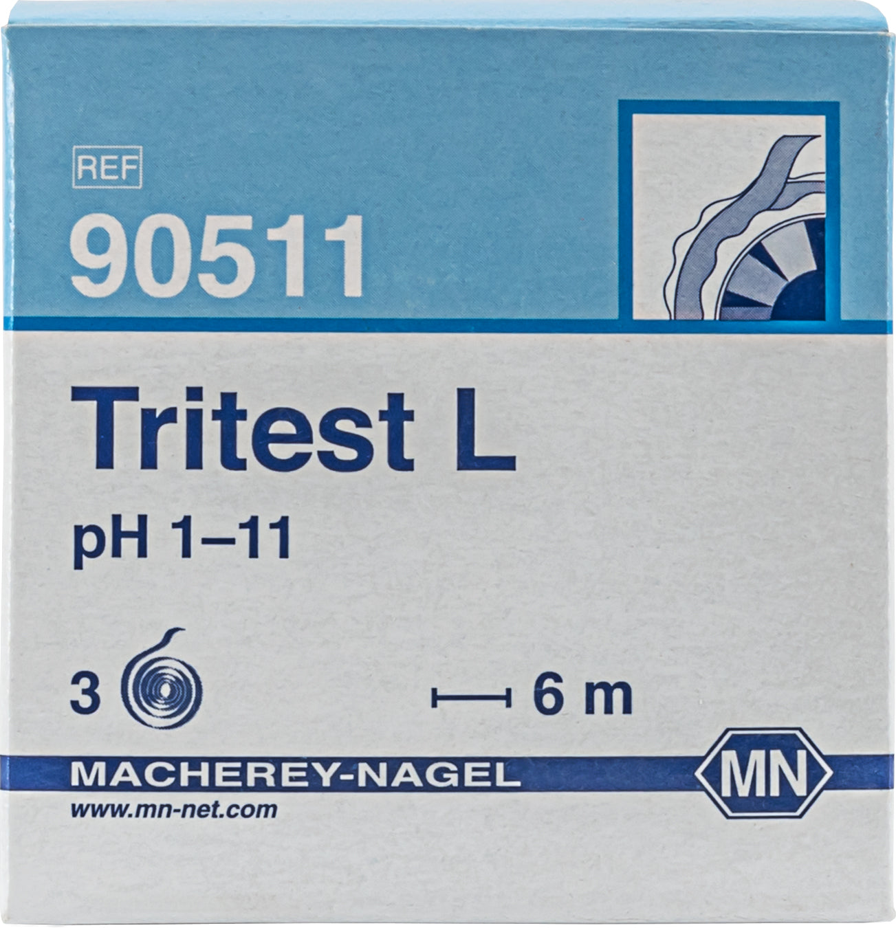 pH test paper Tritest L pH 1–11, refill pack