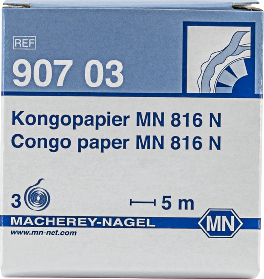 Qualitative pH test paper Congo paper MN 816 N, pH: 5.0–3.0, refill pack