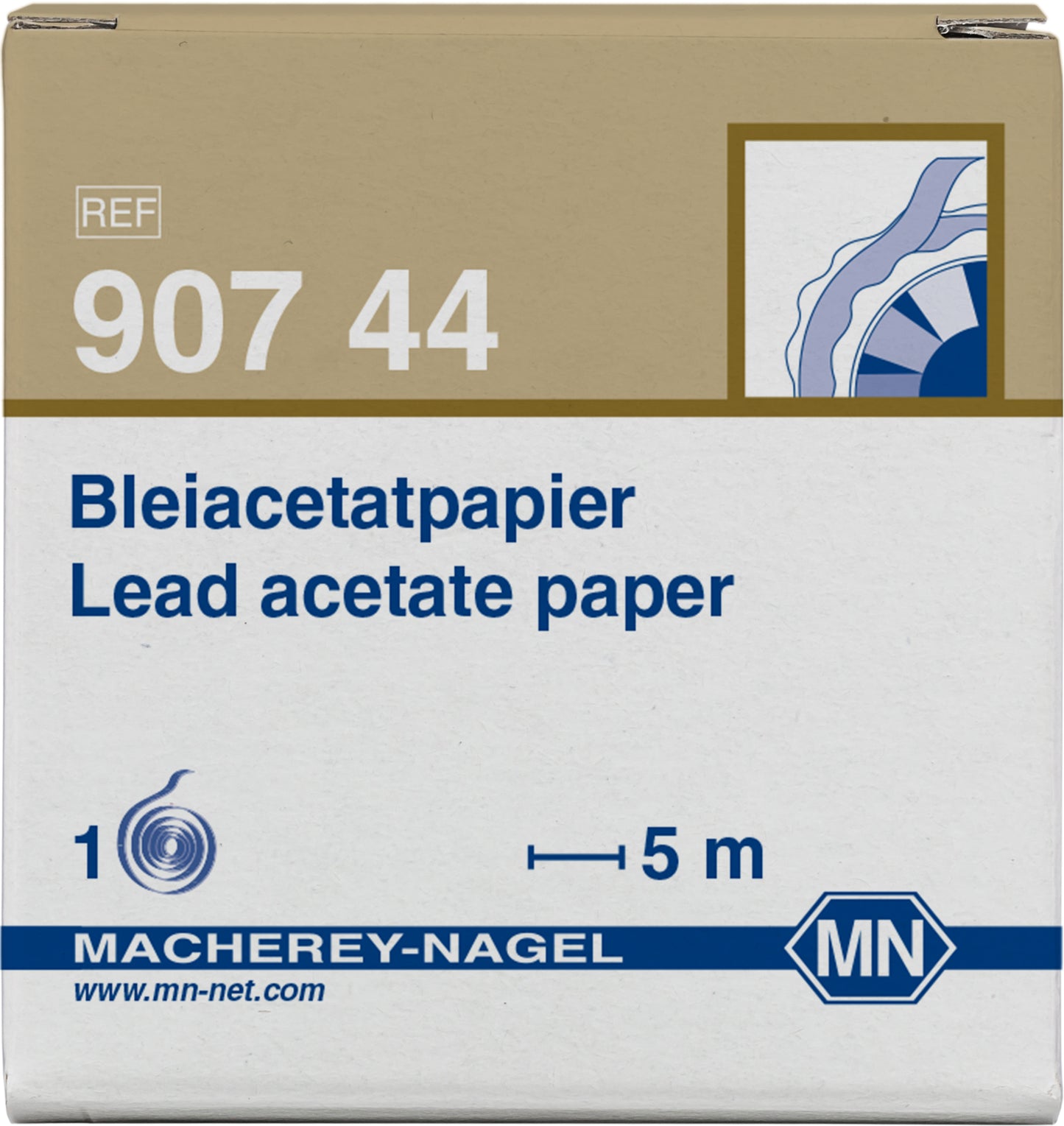Qualitative Lead acetate paper for Sulfide: 5 mg/L S²⁻, reel