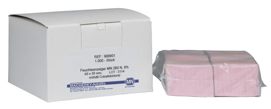 Moisture indicator for 8 % r. h.