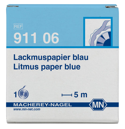 Qualitative pH test paper Litmus paper blue, pH: 8.0–5.0