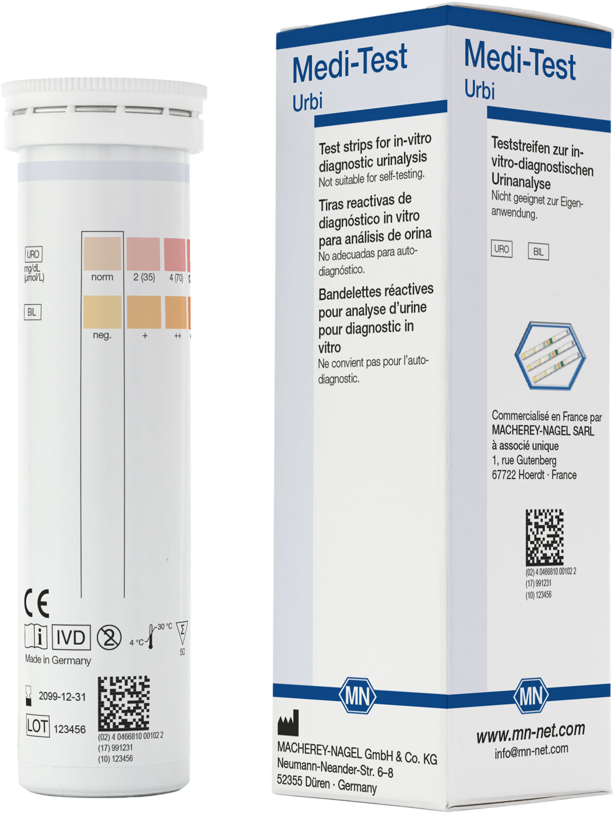 Urine test strips, Medi‑Test Urbi