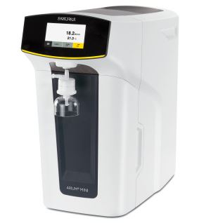 Arium® mini essential UV Ultrapure water (Type I) < 5 ppb - 1 L/min