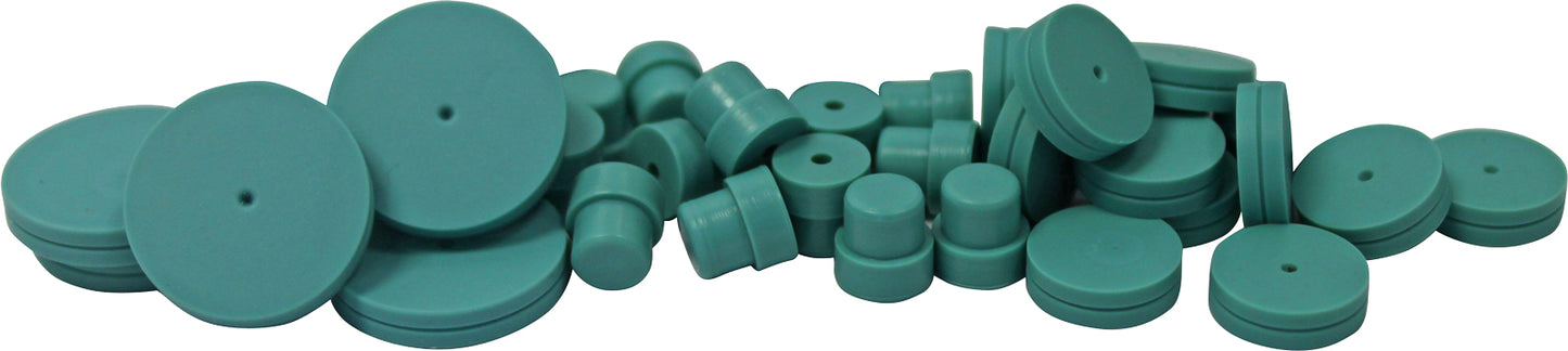 GC Injection Port Septa, Premium HT quality, AG3, CenterGuide, 9 mm