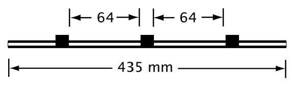 Finaprep 3-Stop PVC Blue-Blue Pump Tubing (64mm between stops)