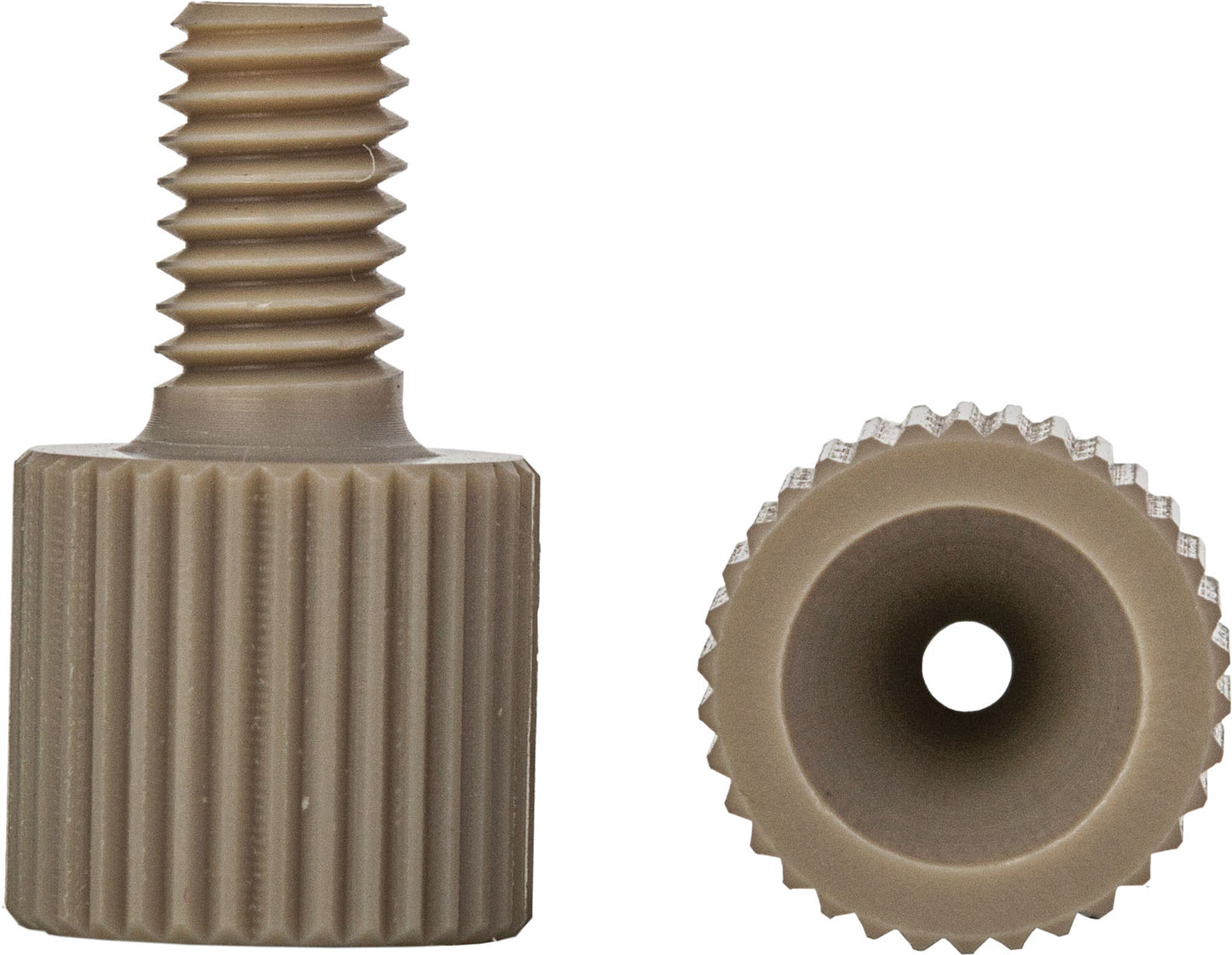 Fingertight nut 1/16", PEEK