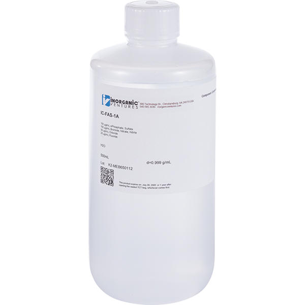 7 ANION CALIBRATION STD 500mL