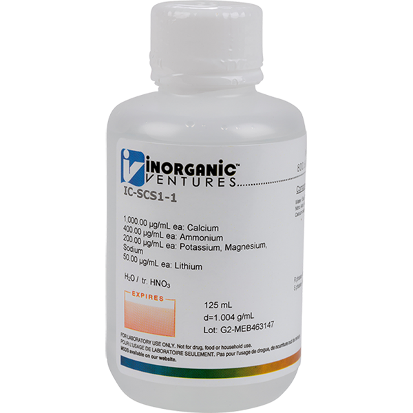 Cation Calibration Standard for IC