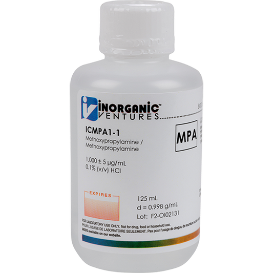 1000ug/mL 3-METHOXYPROPYLAMINE, 125mL
