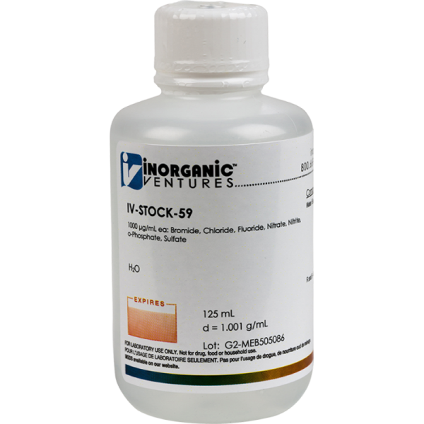 ANION CALIBRATION STANDARD, 125mL