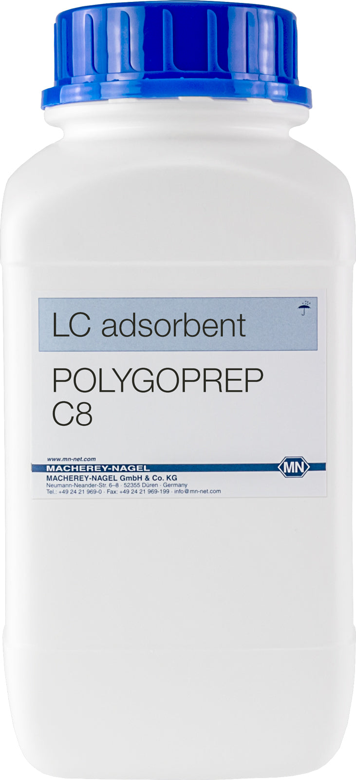 LC packing material (adsorbents, bulk), silica gel, POLYGOPREP 60-50 C8