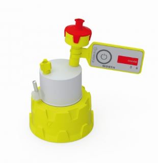 b.safe Cap GL45 with Stopcocks (2x UNF 1/4")