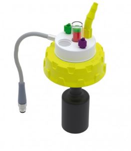 b.safe Waste Cap S55 (2x UNF1/4, 1x GL14, 1x NPT1/8")