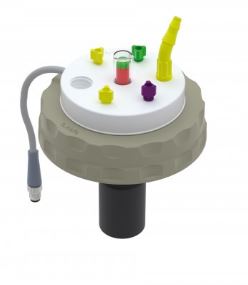 b.safe Waste Cap S90 (4x UNF1/4, 1x GL14, 1x NPT1/8")