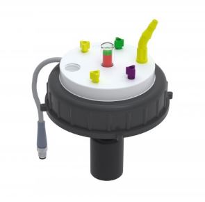 b.safe Waste Cap S95 (4x UNF1/4, 1x GL14, 1x NPT1/8")