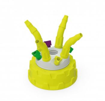 b.safe Waste Cap S50 (4x UNF1/4, 1x GL14, 4x NPT1/8")