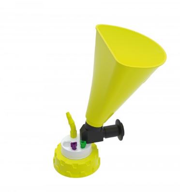 b.safe Waste Cap S55 (2x UNF1/4, 1x GL14, 1x NPT1/8")