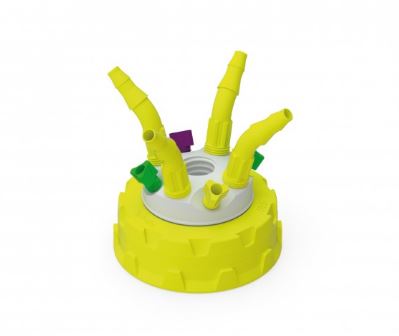 b.safe Waste Cap S55 (4x UNF1/4, 1x GL14, 4x NPT1/8")