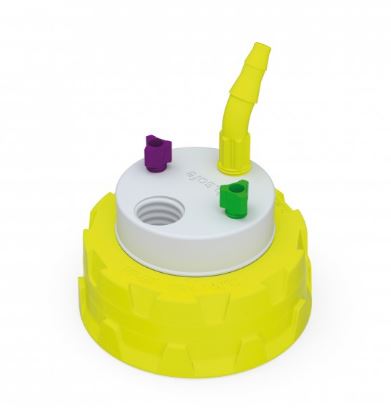 b.safe Waste Cap S60/61 (2x UNF1/4, 1x GL14, 1x NPT1/8")