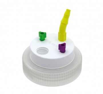 b.safe Waste Cap B63 (2x UNF1/4, 1x GL14, 1x NPT1/8")