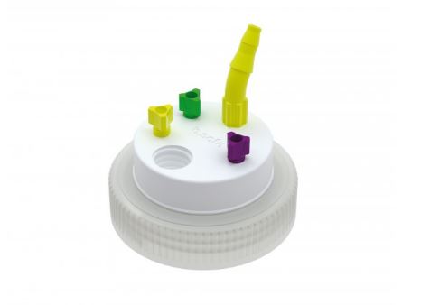 b.safe Waste Cap B63 (3x UNF1/4, 1x GL14, 1x NPT1/8")
