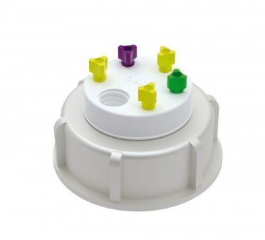 b.safe Waste Cap S65 (5x UNF1/4, 1x GL14)