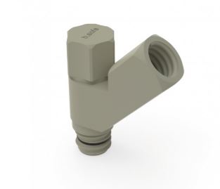 b.safe Adaptor for Exhaust Filter GL14 (GL14, 1x90°)