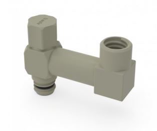 b.safe Adaptor for Exhaust Filter GL14 (GL14, 2x90°)