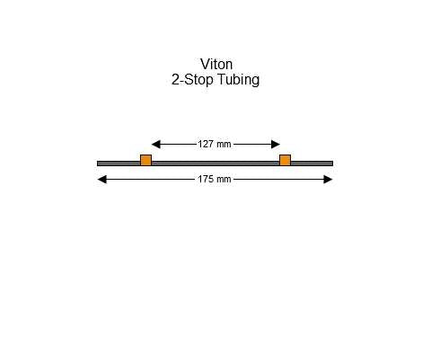 2-stop Viton Orange-Orange Pump Tubing