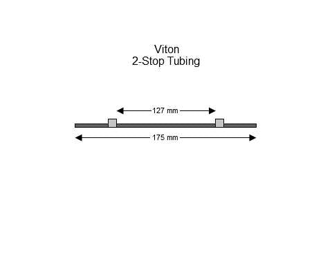 2-stop Viton Grey-Grey Pump Tubing