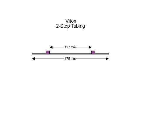 2-stop Viton Purple-Purple Pump Tubing