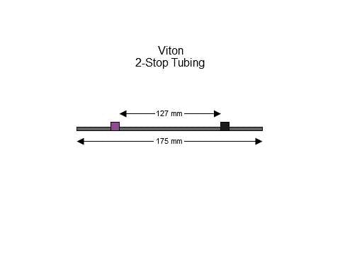 2-stop Viton Purple-Black Pump Tubing