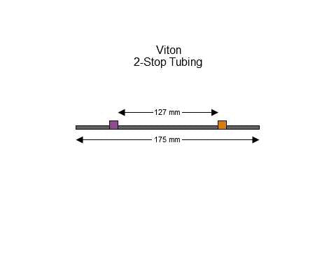 2-stop Viton Purple-Orange Pump Tubing