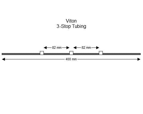 3-stop Viton White-White Pump Tubing
