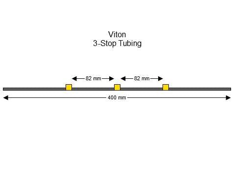 3-Stop Viton Yellow-Yellow Pump Tubing