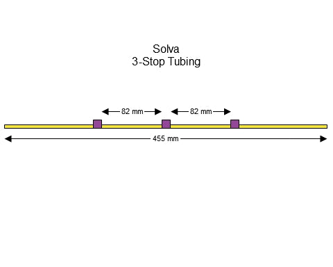 3-Stop Solva Purple-Purple Pump Tubing